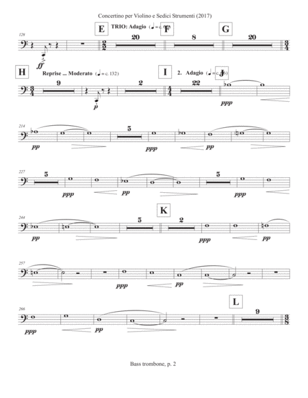 Concertino Per Violino E Sedici Strumenti 2017 Bass Trombone Part Page 2
