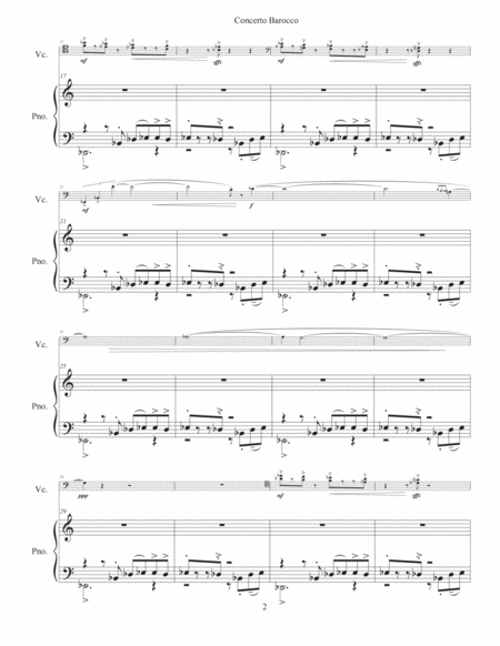 Concerto Barocco 2017 Piano Part Page 2