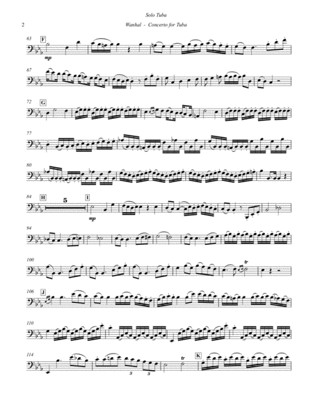 Concerto For Tuba With Piano Accompaniment Page 2