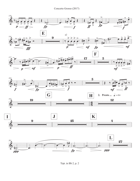 Concerto Grosso 2017 For Chamber Orchestra Trumpet In Bb 2 Page 2