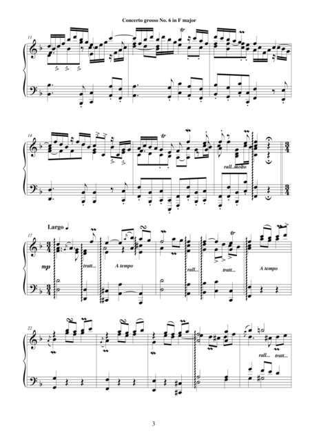 Concerto Grosso In F Major Scarlatti A Piano Solo Page 2