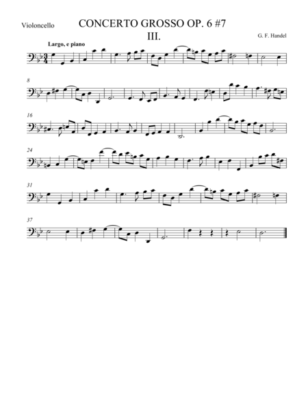 Concerto Grosso Op 6 7 Movement Iii Page 2