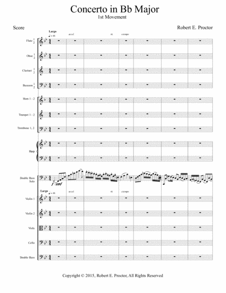 Concerto In Bb Major For Double Bass And Orchestra Page 2