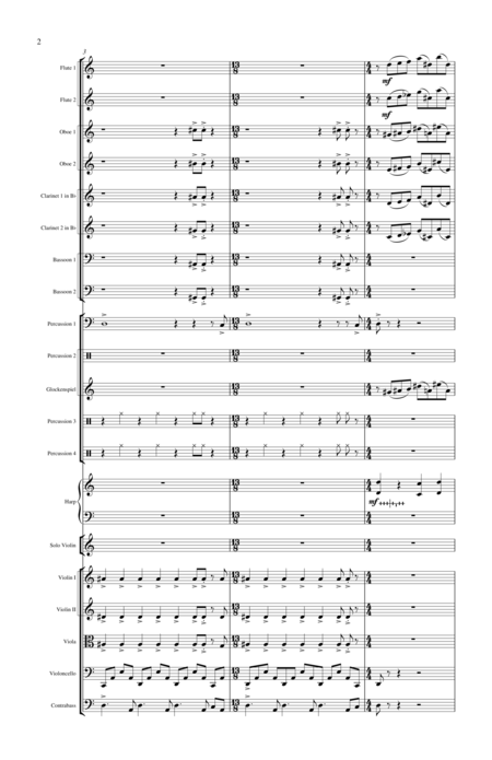 Concerto No 1 For Violin And Orchestra Page 2