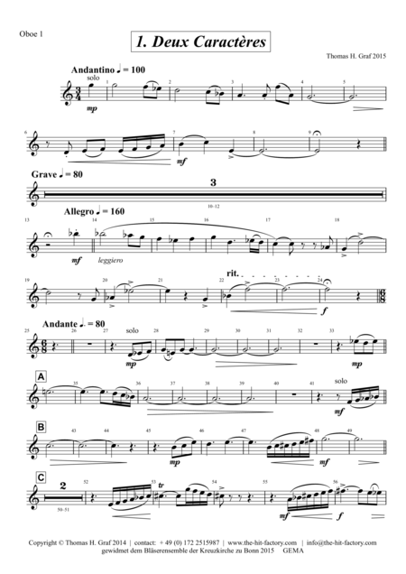 Conflusion Suite Wind Ensemble Oboe 1 Page 2