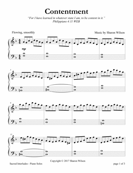 Contentment Sacred Interlude Page 2