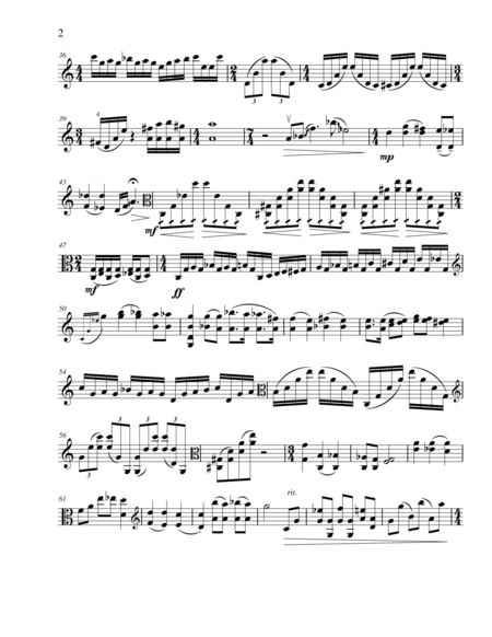 Contrapuntus For 5 String Electric Violin Page 2