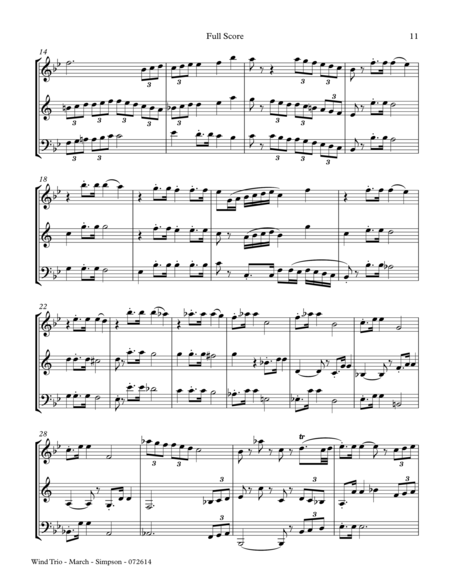 Conversations For Woodwind Trio 2nd Mvt March Page 2