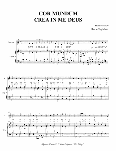 Cor Mundum Crea In Me Deus Crea In Me O Dio Un Cuore Puro From Psalm 50 Page 2