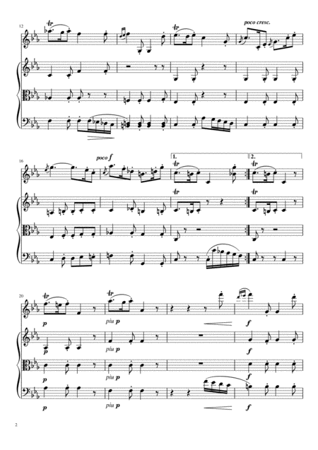 Corelli Trio Sonata Op 4 No 8 In D Minor For 2 Violins Cello And Harpsichord Page 2