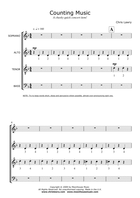 Counting Music For Satb Choir A Capella Page 2