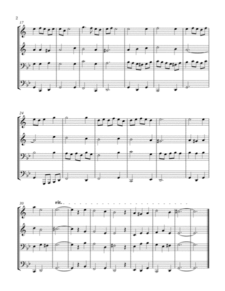 Coventry Carol Brass Quartet Page 2