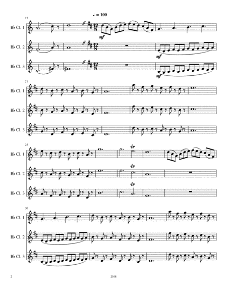 Crocus Bb Clarinet Trio Page 2