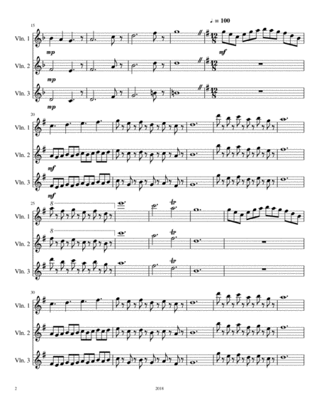 Crocus Violin Trio Page 2