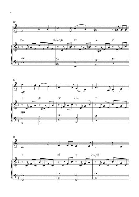 Crossing The Bar Horn Solo And Piano Accompaniment Page 2