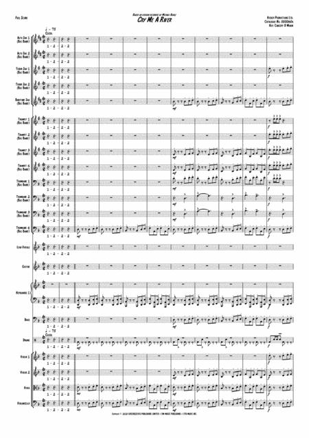 Cry Me A River Big Band Strings Score And Parts Page 2