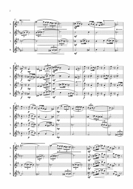 Crystal Ball From Fortunes Saxophone Quartet Page 2