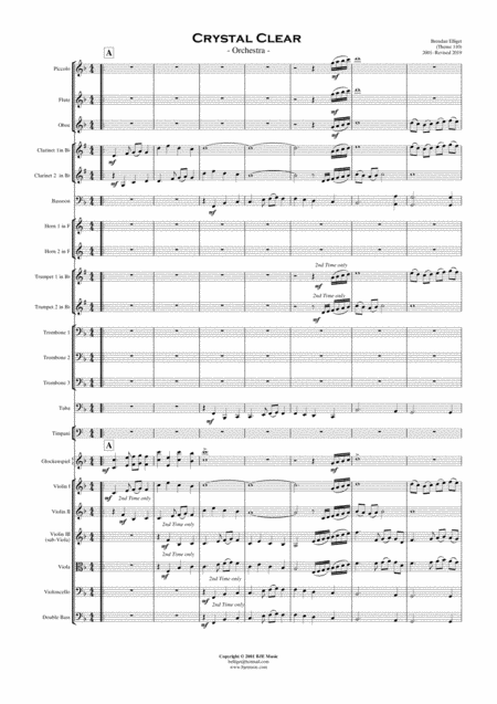 Crystal Clear Orchestra Score And Parts Pdf Page 2