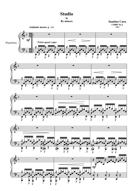 Cs005 Three Studies For Piano Page 2