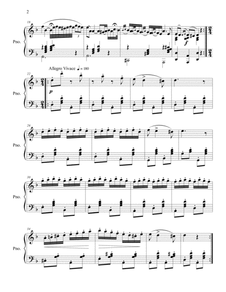 Czardas Piano Solo Page 2