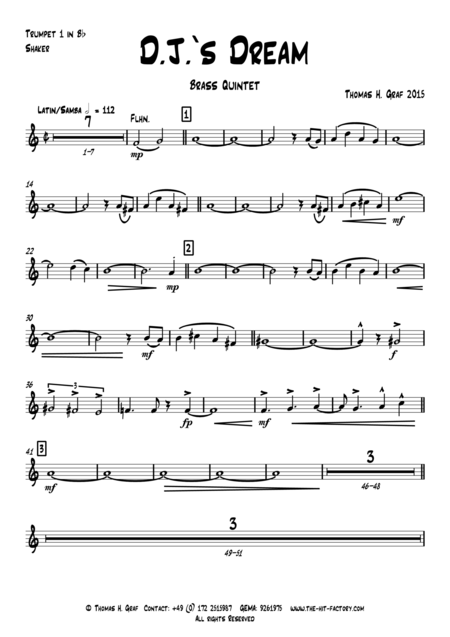 D Js Dream Latin Samba Brass Quintet Page 2