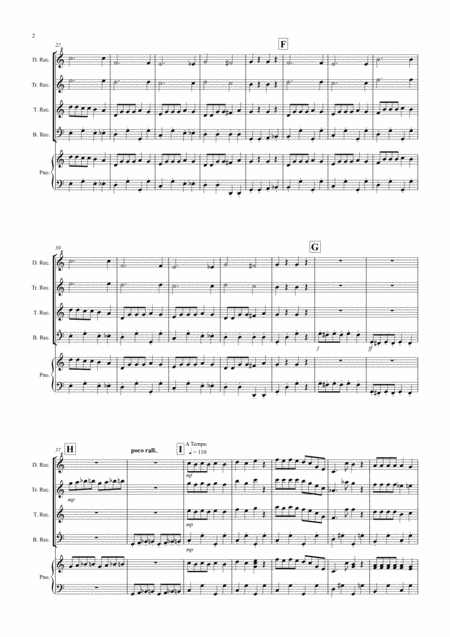 Dance Of The Reed Pipes Fantasia From Nutcracker For Recorder Quartet Page 2