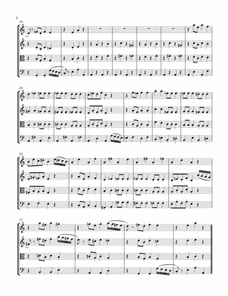 Dance Of The Sugar Plum Fairies From The Nutcracker String Quartet Score And Parts Page 2