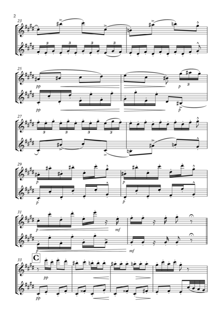 Dance Of The Sugar Plum Fairy Alto Saxophone Duet Page 2