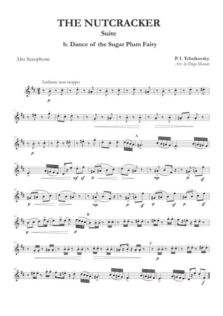 Dance Of The Sugar Plum Fairy From Nutcracker Suite For Saxophone Quartet Page 2