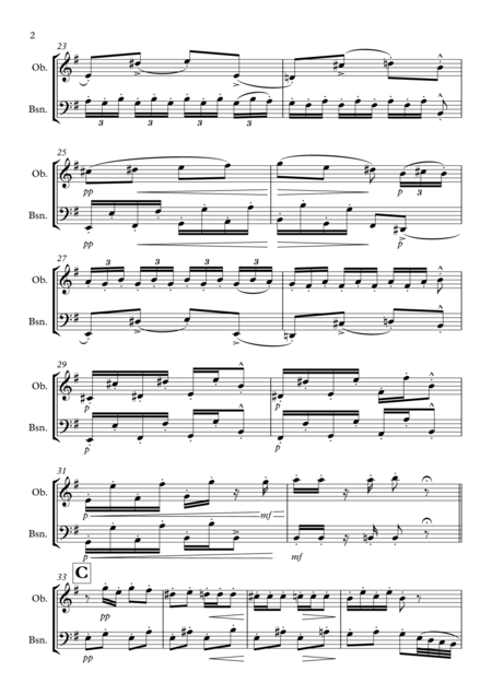 Dance Of The Sugar Plum Fairy Oboe And Bassoon Duet Page 2