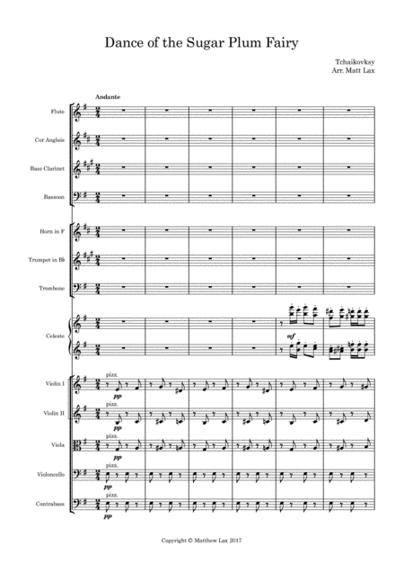 Dance Of The Sugar Plum Fairy Reduced Orchestra Page 2