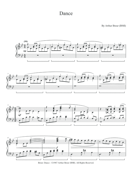 Dance Piano Solo Page 2