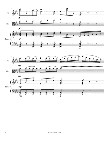 Dance Suite For Flute Viola Piano V Gigue Page 2