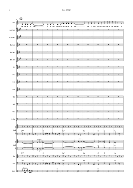 Dancing In The Dark Female Vocal With Big Band Key Of C Page 2