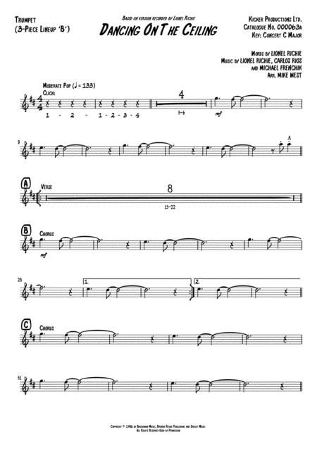 Dancing On The Ceiling 3 Piece Brass Section B Page 2