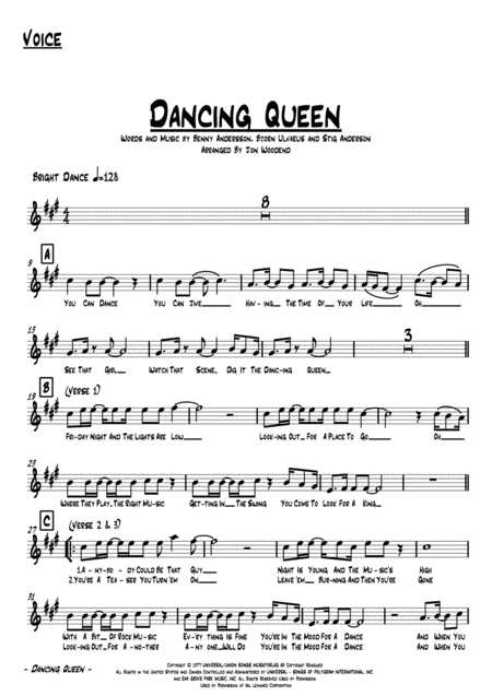 Dancing Queen 7 Piece Horn Chart Page 2