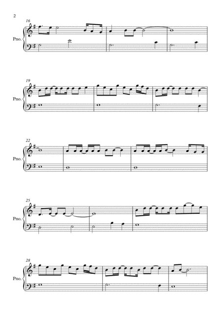 Dancing Queen G Major By Abba Easy Piano Page 2