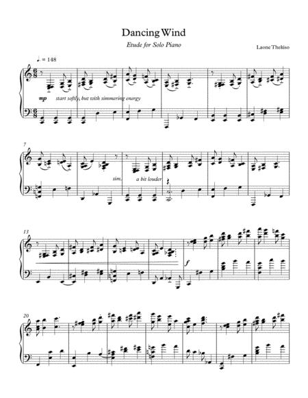 Dancing Wind Etude For Piano Page 2