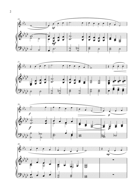 Danny Boy For Solo Horn In F And Piano Page 2
