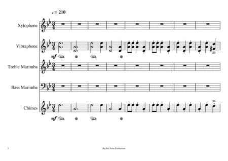Danse Macabre For Percussion Page 2