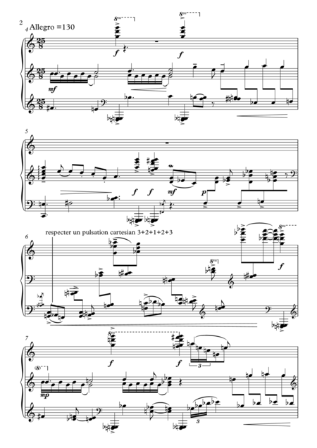 Danse Sur Le Vitre Valle Mbi Xham For Piano Aelfior Editions Page 2