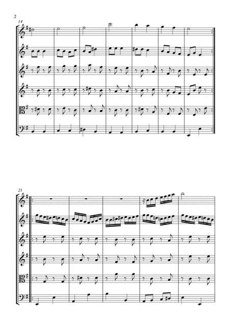 Danza For Two Solo Violins And Strings Page 2