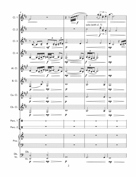 Danza Sueno Clarinet Choir Page 2