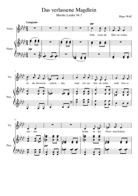 Das Verlassene Magdlein F Minor Page 2