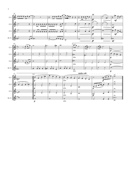 David Bowie Is There Life On Mars Clarinet Quartet Page 2