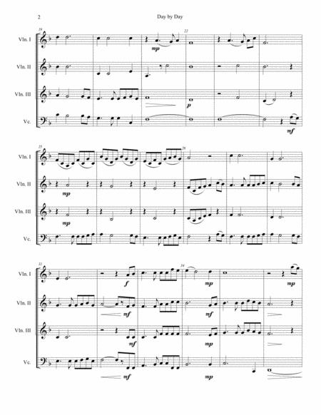 Day By Day String Quartet Page 2