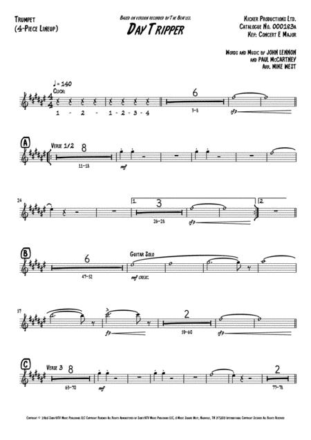 Day Tripper 4 Piece Brass Section Page 2