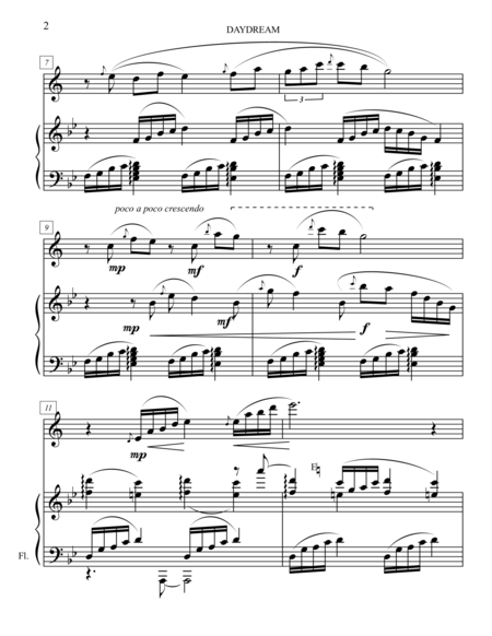 Daydream From Scenes From Childhood For Clarinet Piano Page 2