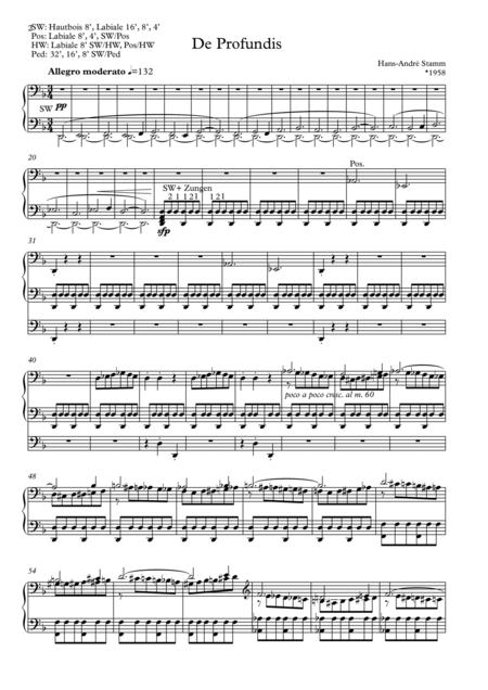 De Profundis For Organ Page 2