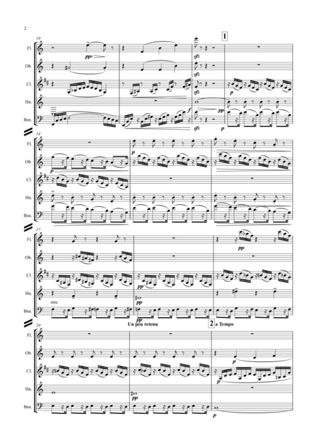 Debussy Childrens Corner A Selection Of 5 Pieces Wind Quintet Page 2